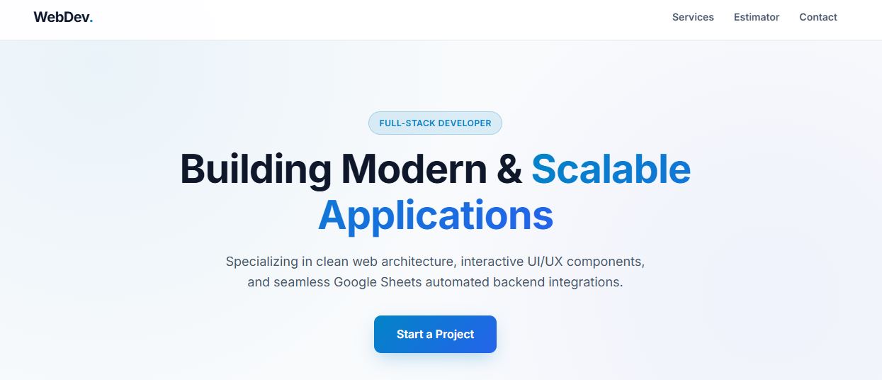 Full Stack Development